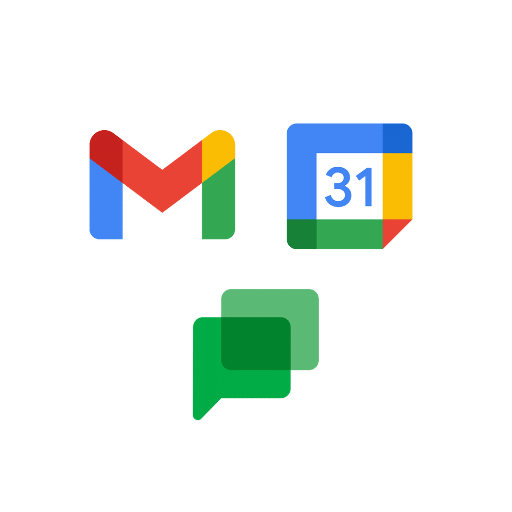 Gmail + Calendar + Chat + Spaces