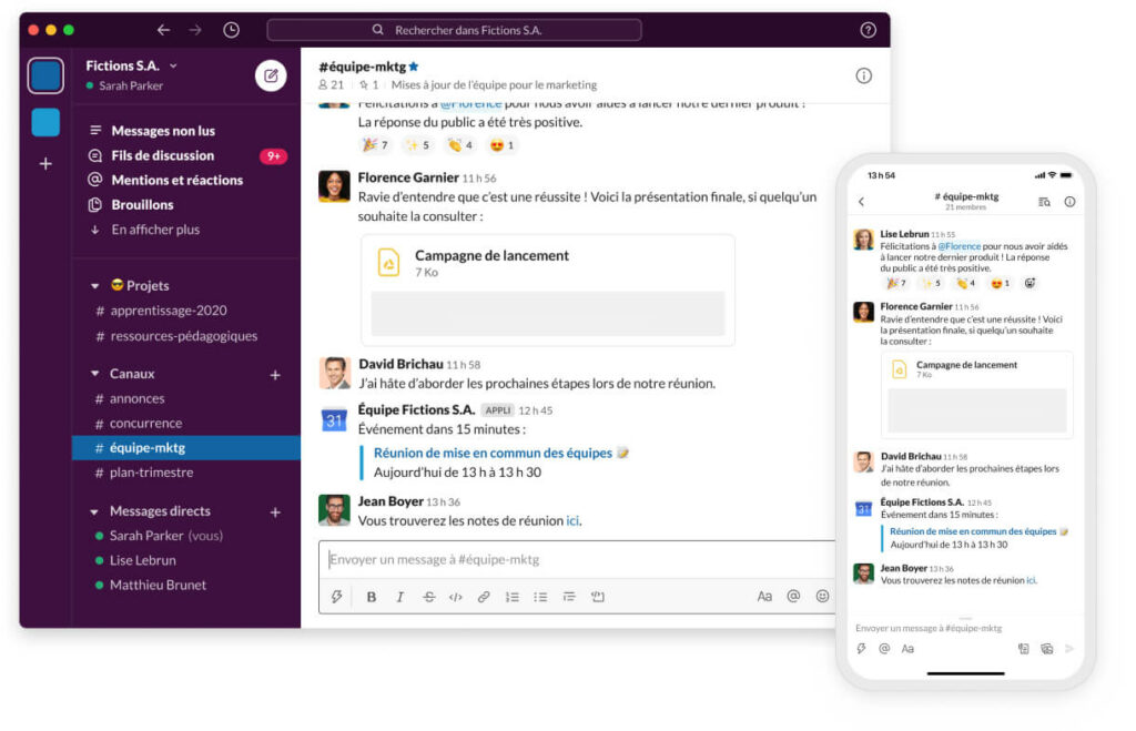 Screenshot Slack